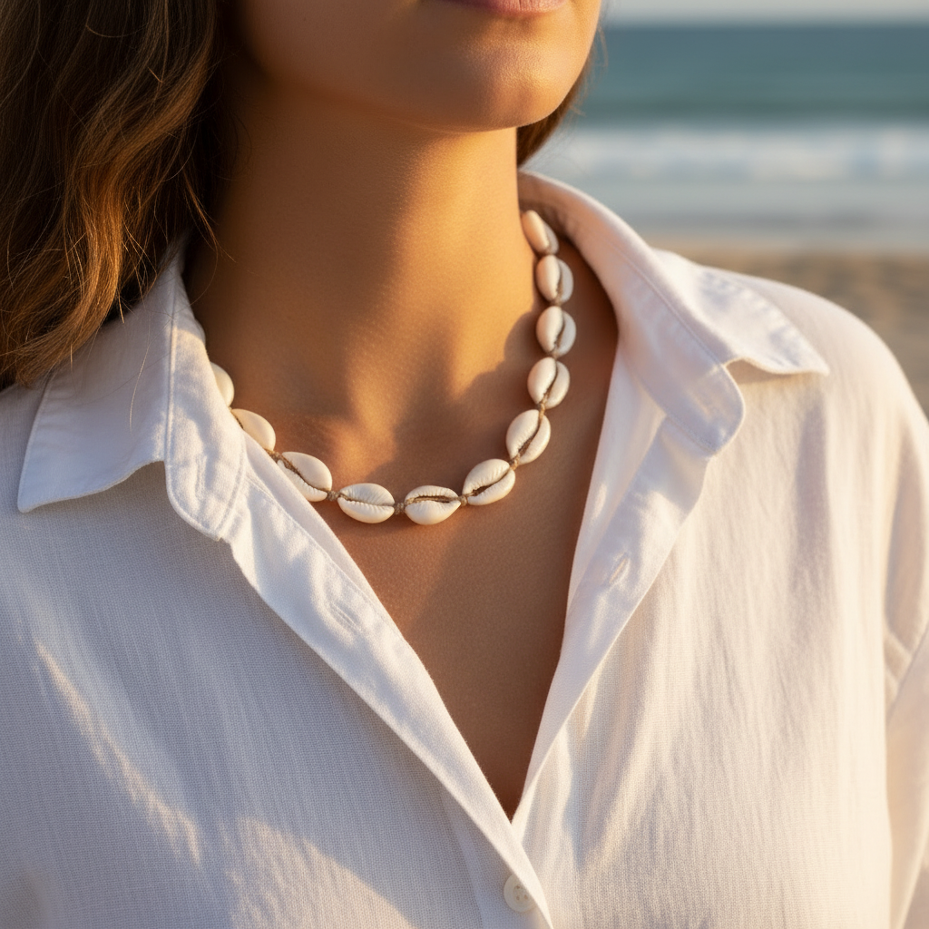 Coastal Wonder | Cowrie Shell Necklace